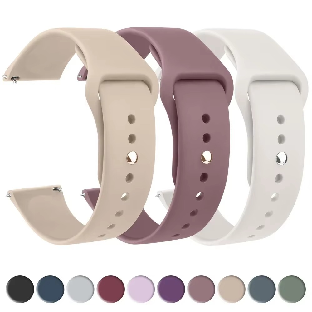 Titan Smartwatch Accessories - حزام سيليكون بعرض 18 مم لساعة