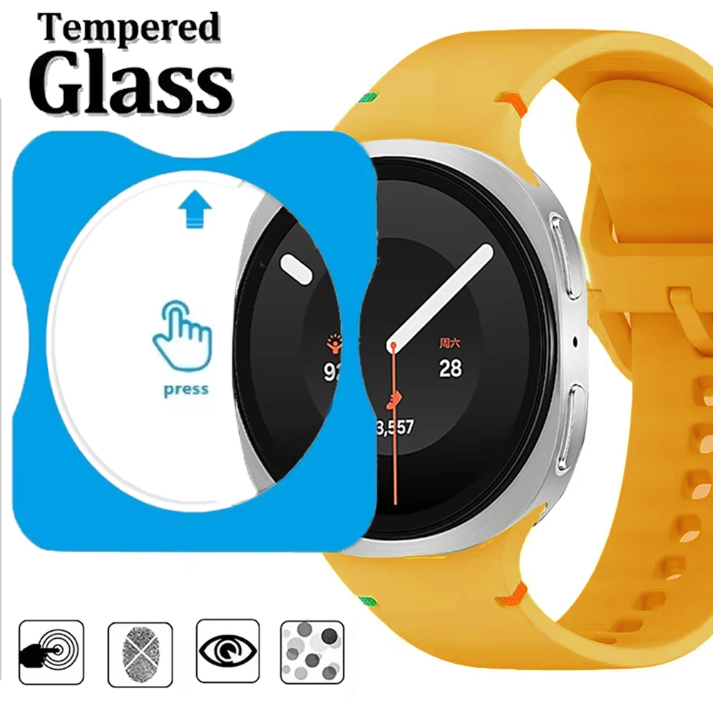 Samsung Smartwatch Accessories - أغشية زجاجية مقسّاة سريعة اللصق لساعة