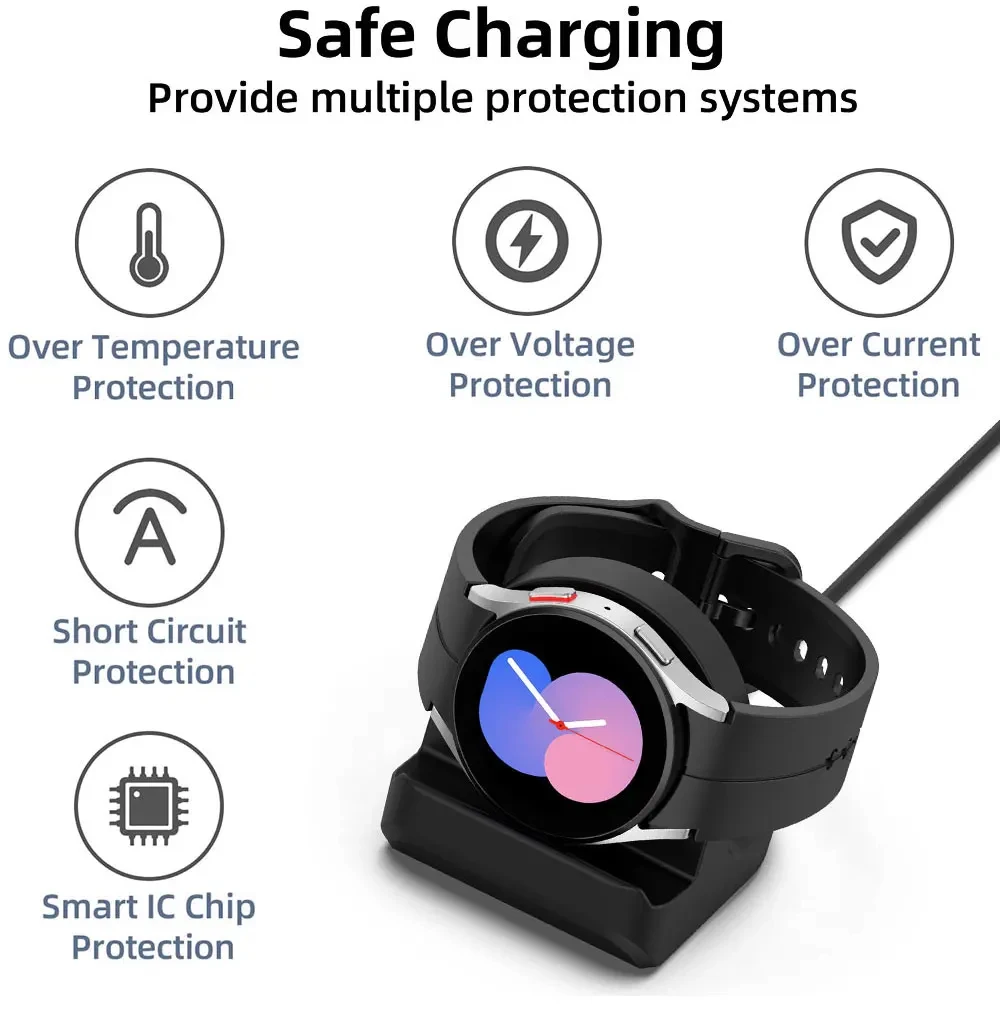 حامل شحن من السيليكون لساعة سا - مراجعة Samsung Smartwatch Accessories وسعره