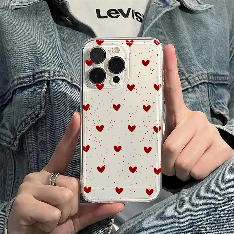 جراب هاتف شفاف بتصميم قلب بسيط - مراجعة Xiaomi Redmi Note 13 وسعره