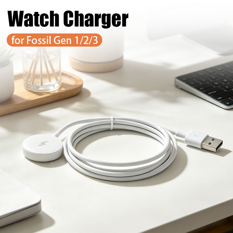 حامل شحن سريع للساعة الذكية مع - مراجعة Fossil Smartwatch Accessories وسعره