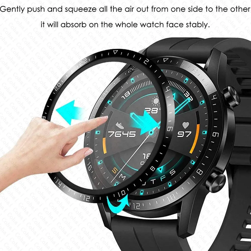 زجاج مقوى منحني الحواف 20D لسا - مراجعة Titan Smartwatch Accessories وسعره