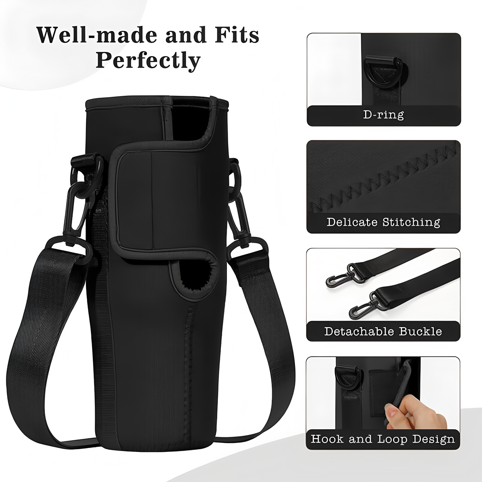 كبير 40oz معزول مانعة للتسرب ز - مراجعة Rugged Sport Strap وسعره